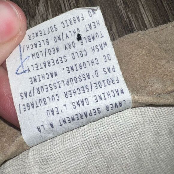 Skotts Tan Suede Leather Pants Size 14/26 - Picture 9 of 13